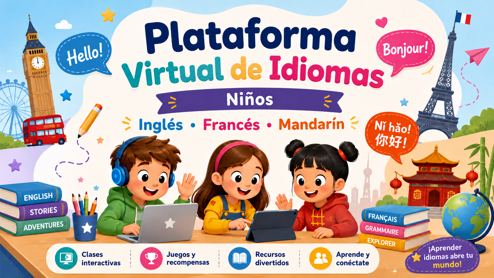 PLATAFORMA DE IDIOMAS / KIDS- CAMP INNOVA